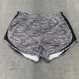 Nike Womens Dri-Fit Running Shorts Size L Black Athletic Lined Polyester